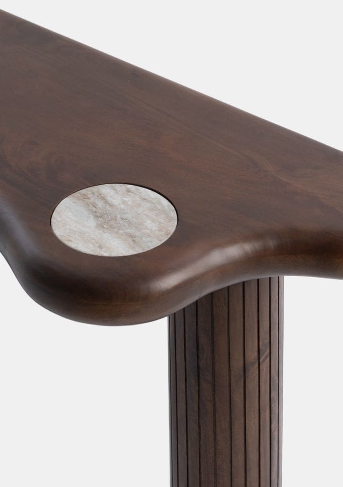 COCO maison Nox wandtafel 78x150x45cm Bruin