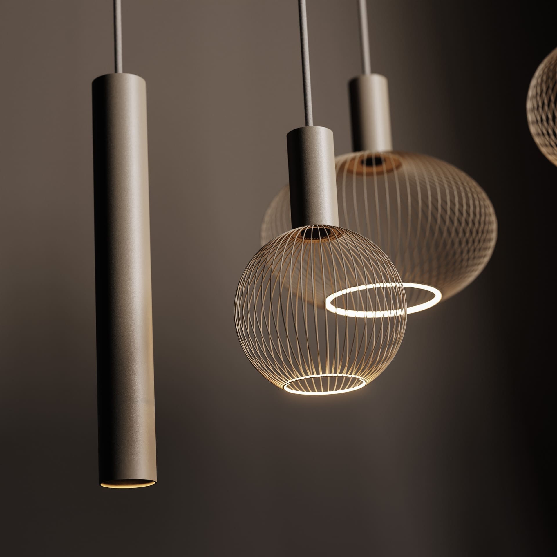 Hanglamp Reina - 8 lichts metaal - quartz - Afbeelding 3