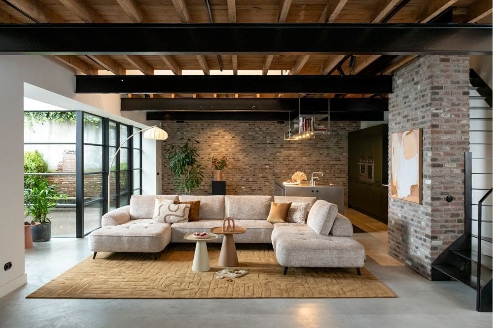 Henders & Hazel Belluno divan rechts fix Bank