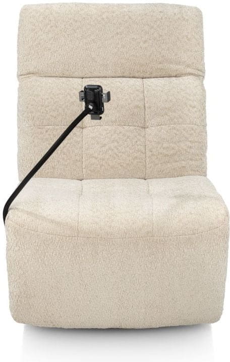 Henders & Hazel Scooby ft tel houder valencia Beige|Wit Fauteuil