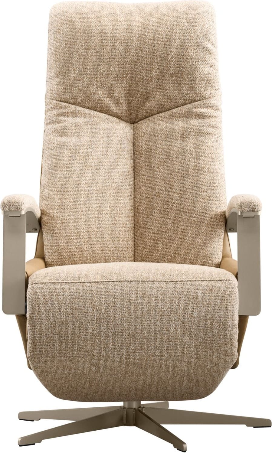 INHOUSE Relaxfauteuil Pantoli met sta-op M beige oker Geel Fauteuil