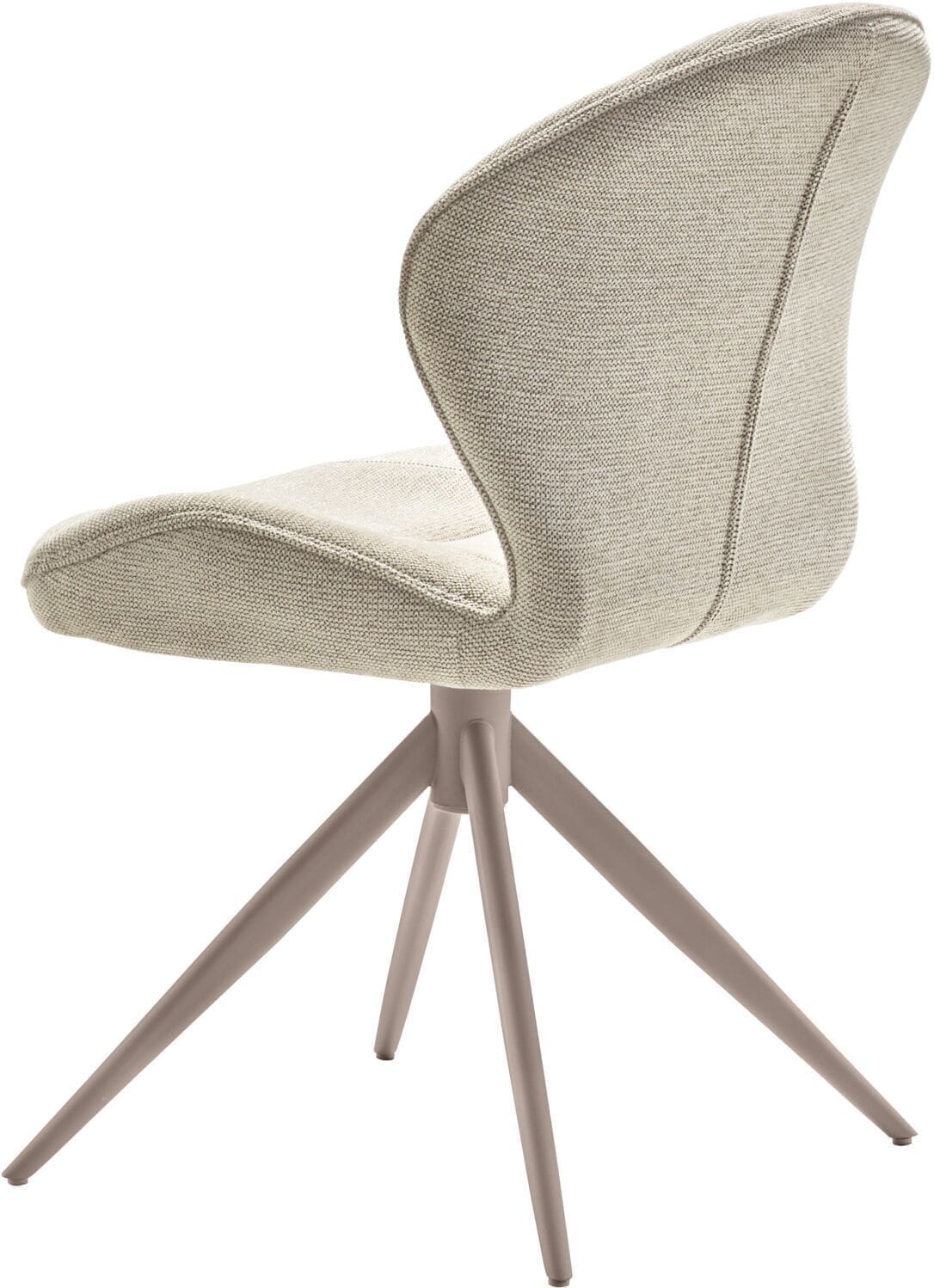 Profijt Meubel Eetkamerstoel Casilde draaibaar beige Beige|Wit Eetkamerstoel