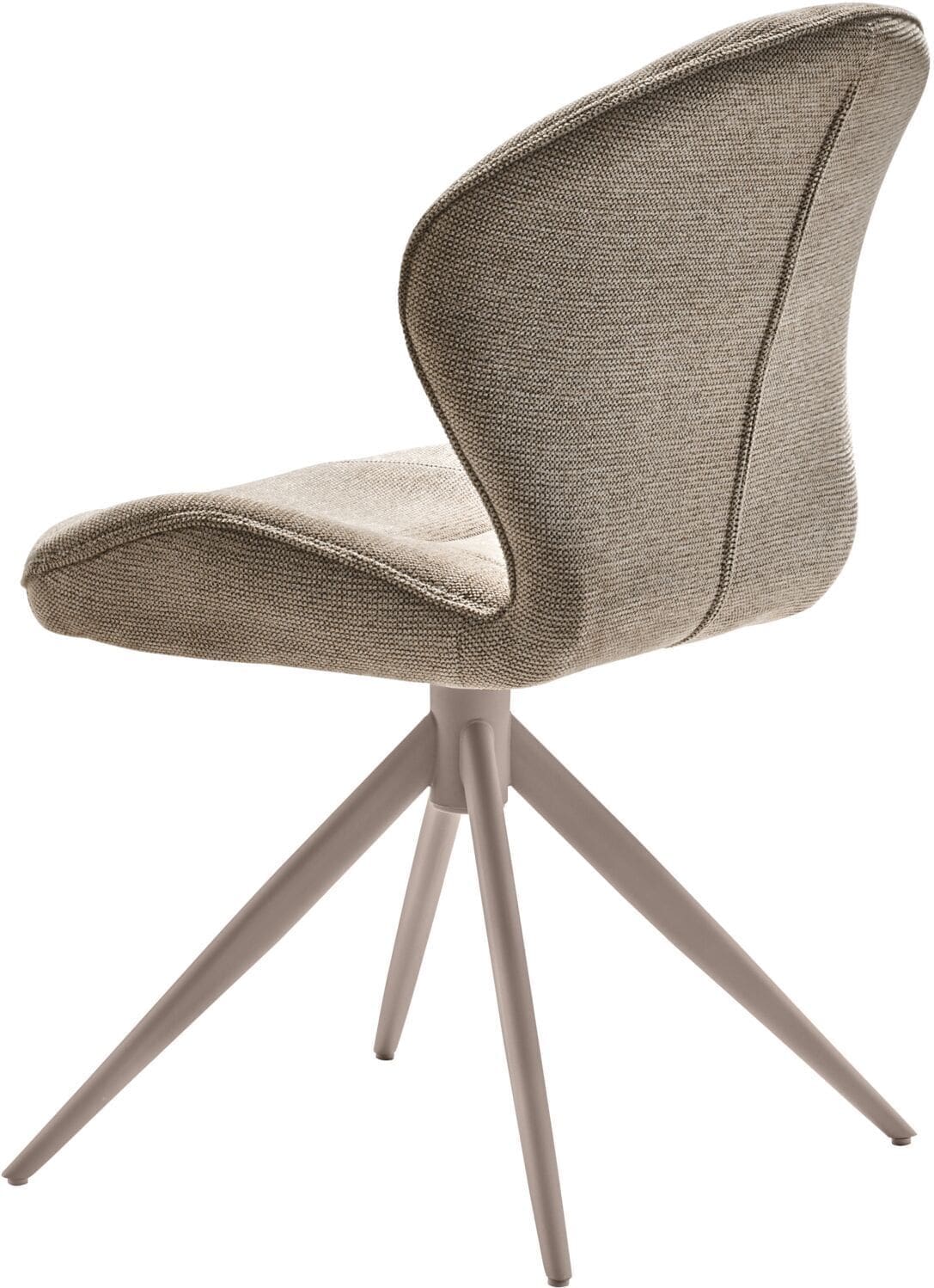 Profijt Meubel Eetkamerstoel Casilde draaibaar taupe Taupe Eetkamerstoel