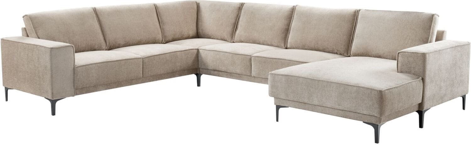 Profijt Meubel Hoekbank links Calira taupe basic comfort Taupe Hoekbank