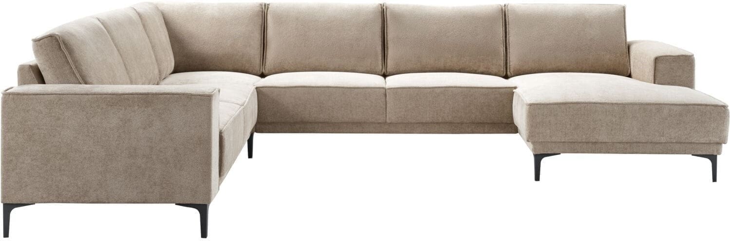 Profijt Meubel Hoekbank links Calira taupe basic comfort Taupe Hoekbank