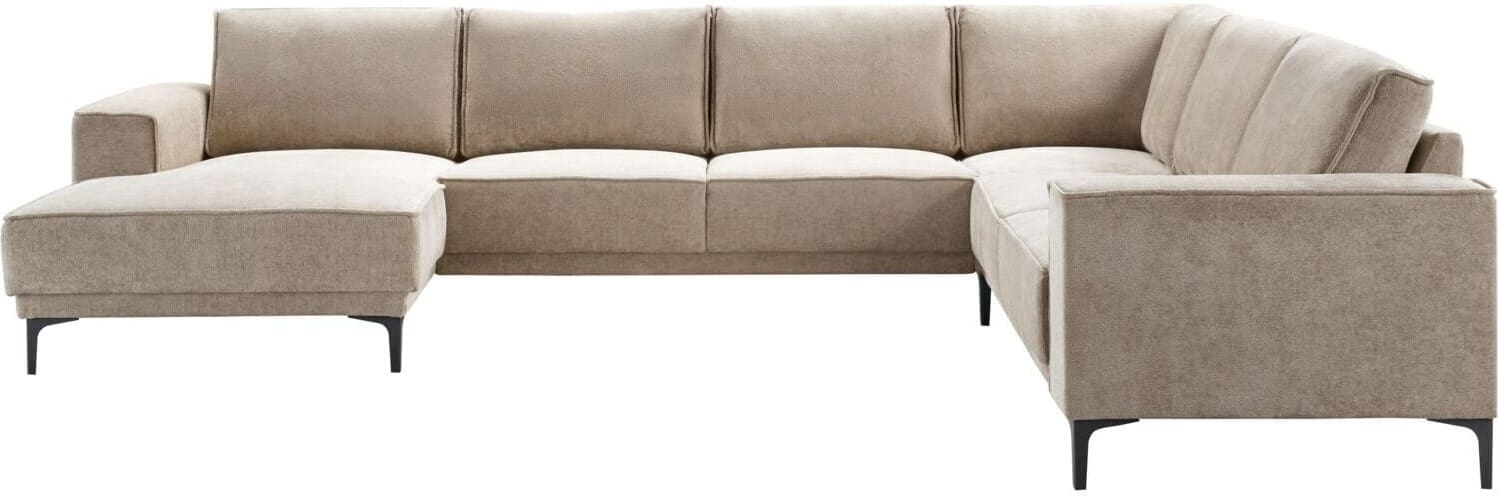 Profijt Meubel Hoekbank rechts Calira taupe basic comfort Taupe Hoekbank