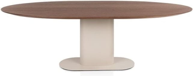 Xooon Brianza eetkamertafel 240 x 100 cm - walnoot fineer Bruin Eettafel