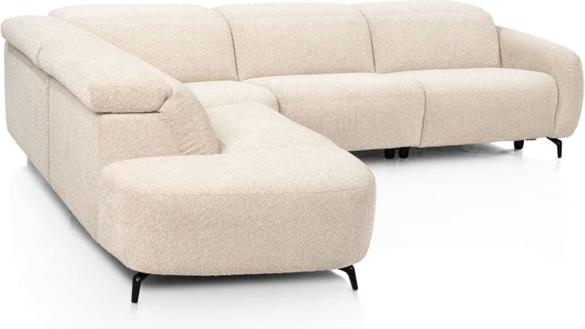 Xooon Rimini 15r/15oa/hoek/otto l Beige|Wit Bank