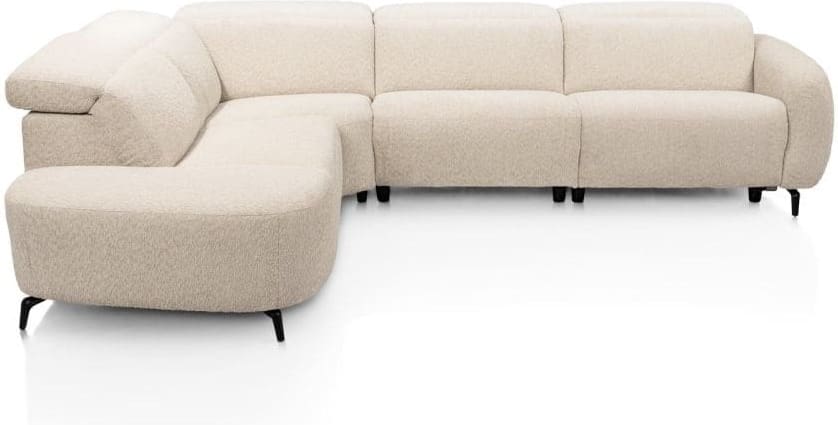 Xooon Rimini 15r/15oa/hoek/otto l Beige|Wit Bank